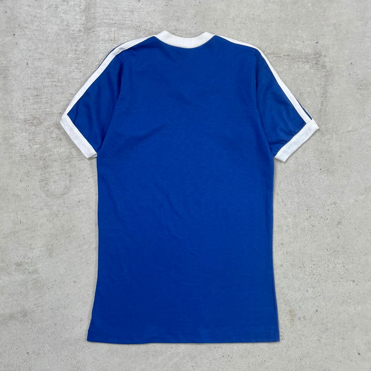 80年代 USA製 adidas アディダス Vネック リンガーTシャツ