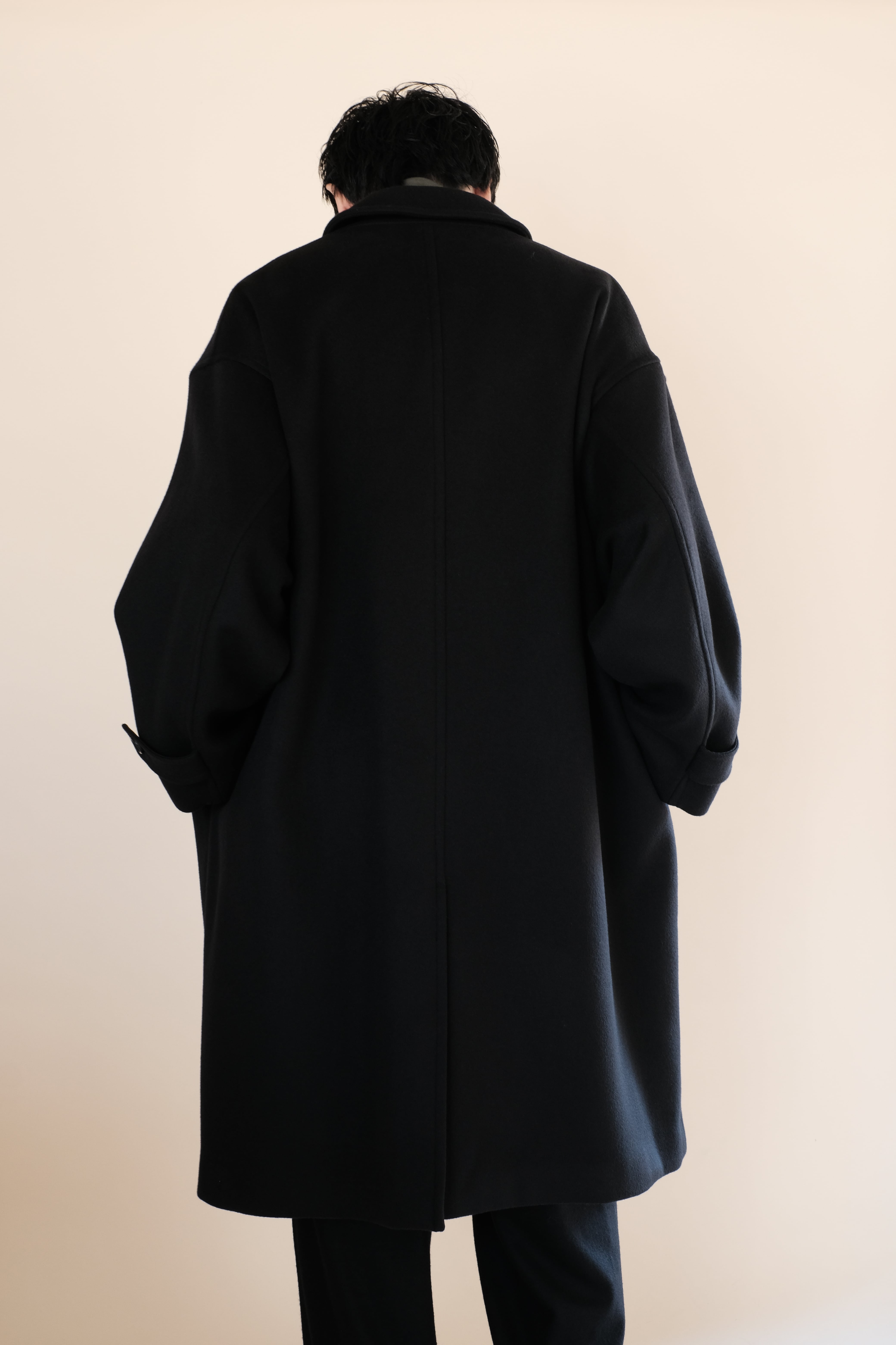 Graphpaper / Light Melton Oversized Coat | LIVING