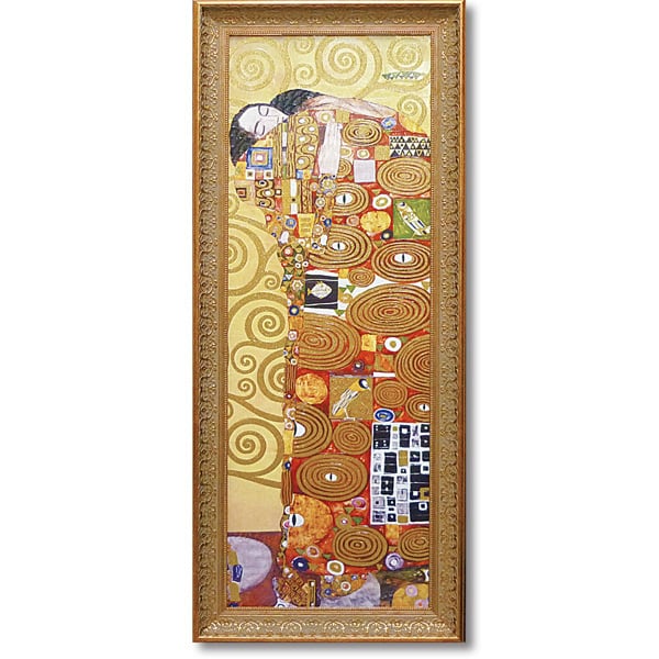 グスタフ クリムト絵画「抱擁」表面特殊ゲル加工 | アートショップ