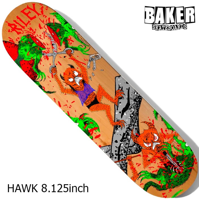 BAKER ベイカー デッキ スケボー HAWK TOXIC RTAS 8.125inch スケート
