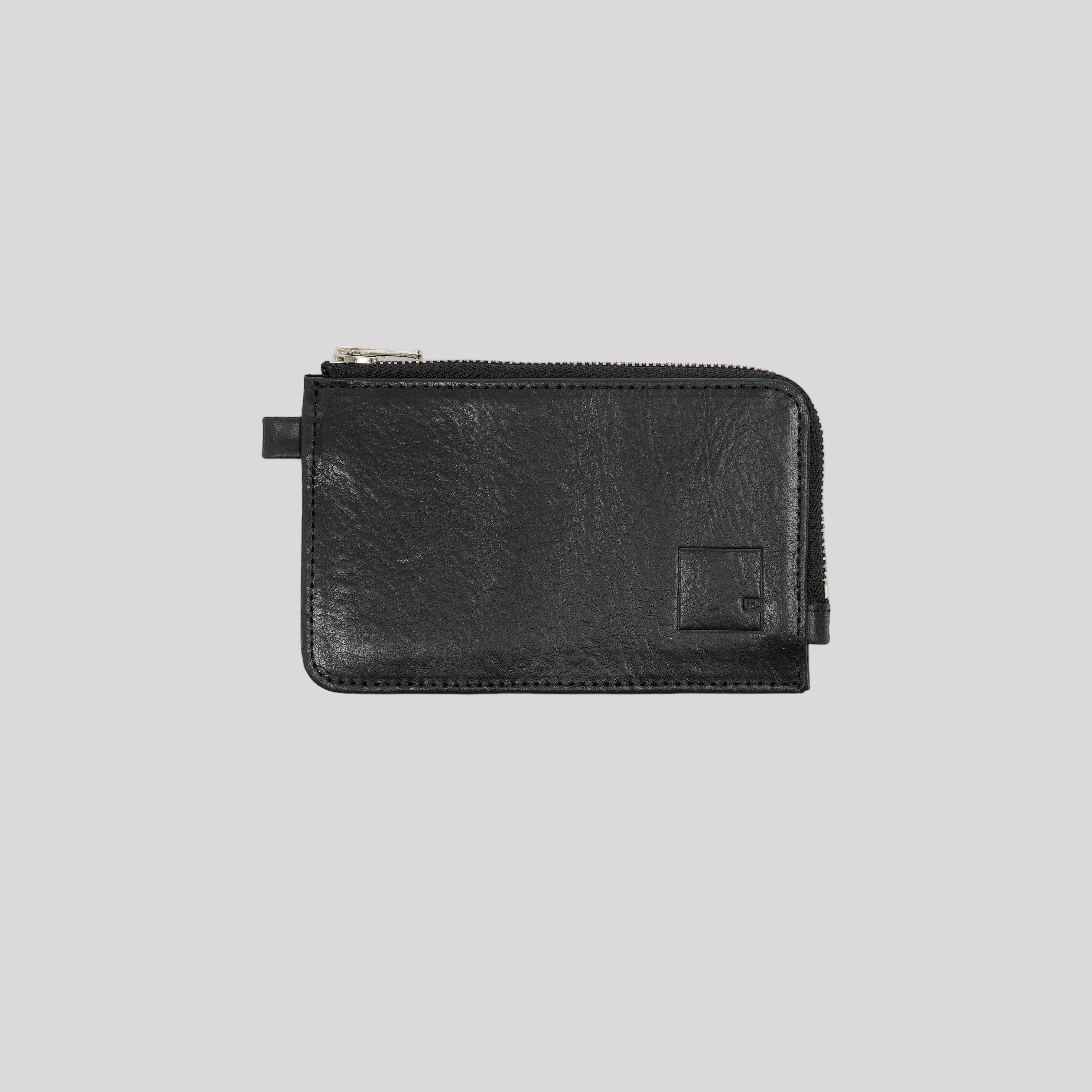 Outside sewing L-shaped zipper compact wallet | DECi