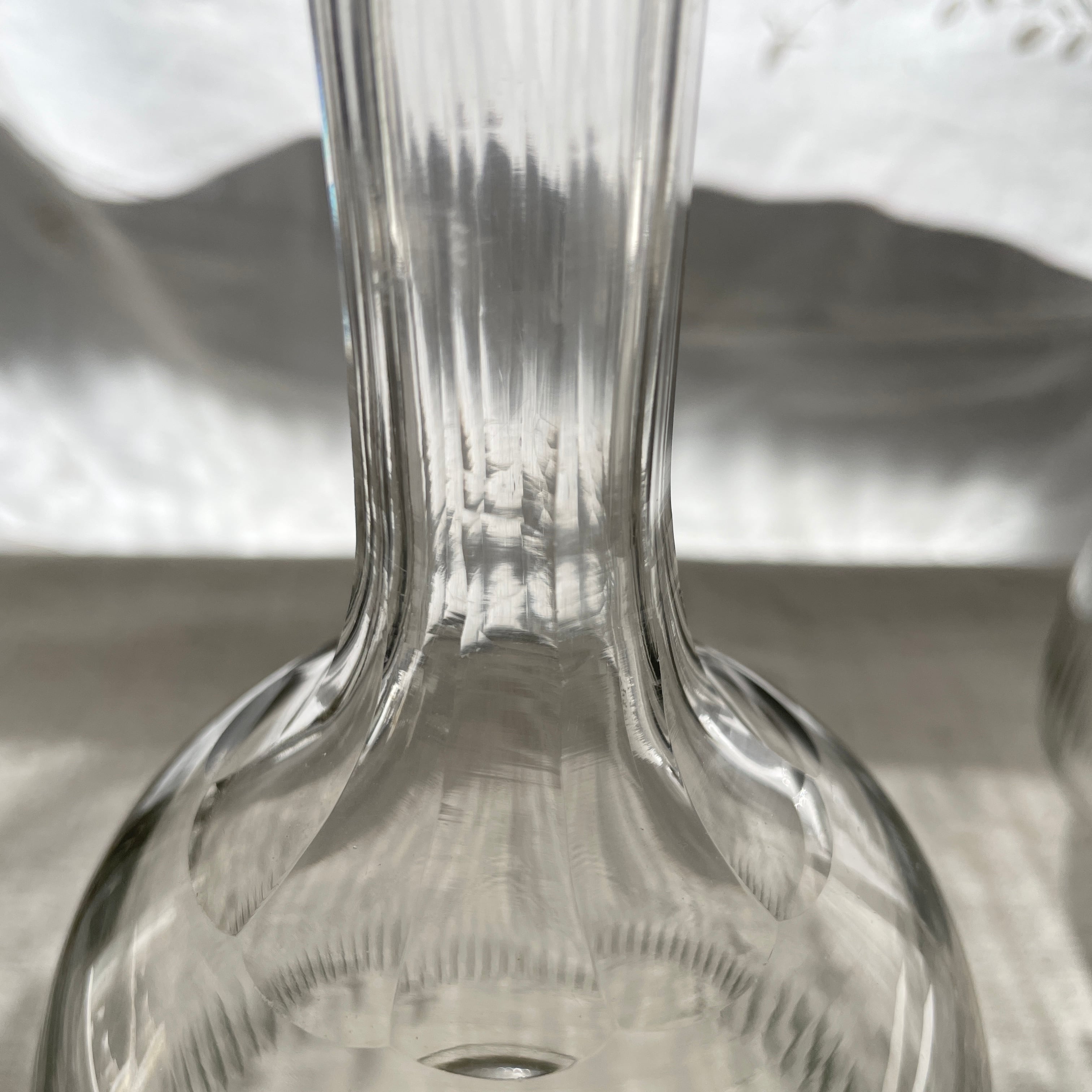 French Antique Glass Decanter For Wine/フランスアンティークグラス