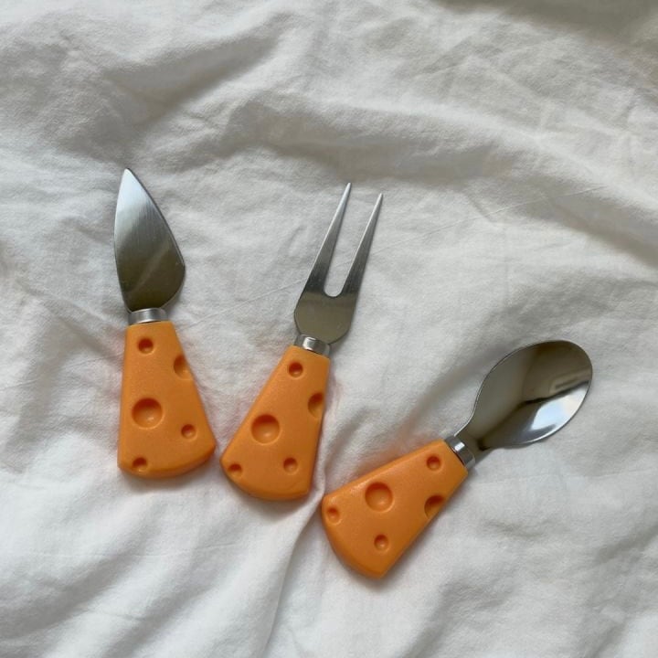 retro cheese cutlery 3P set / レトロ チーズ カトラリー セット