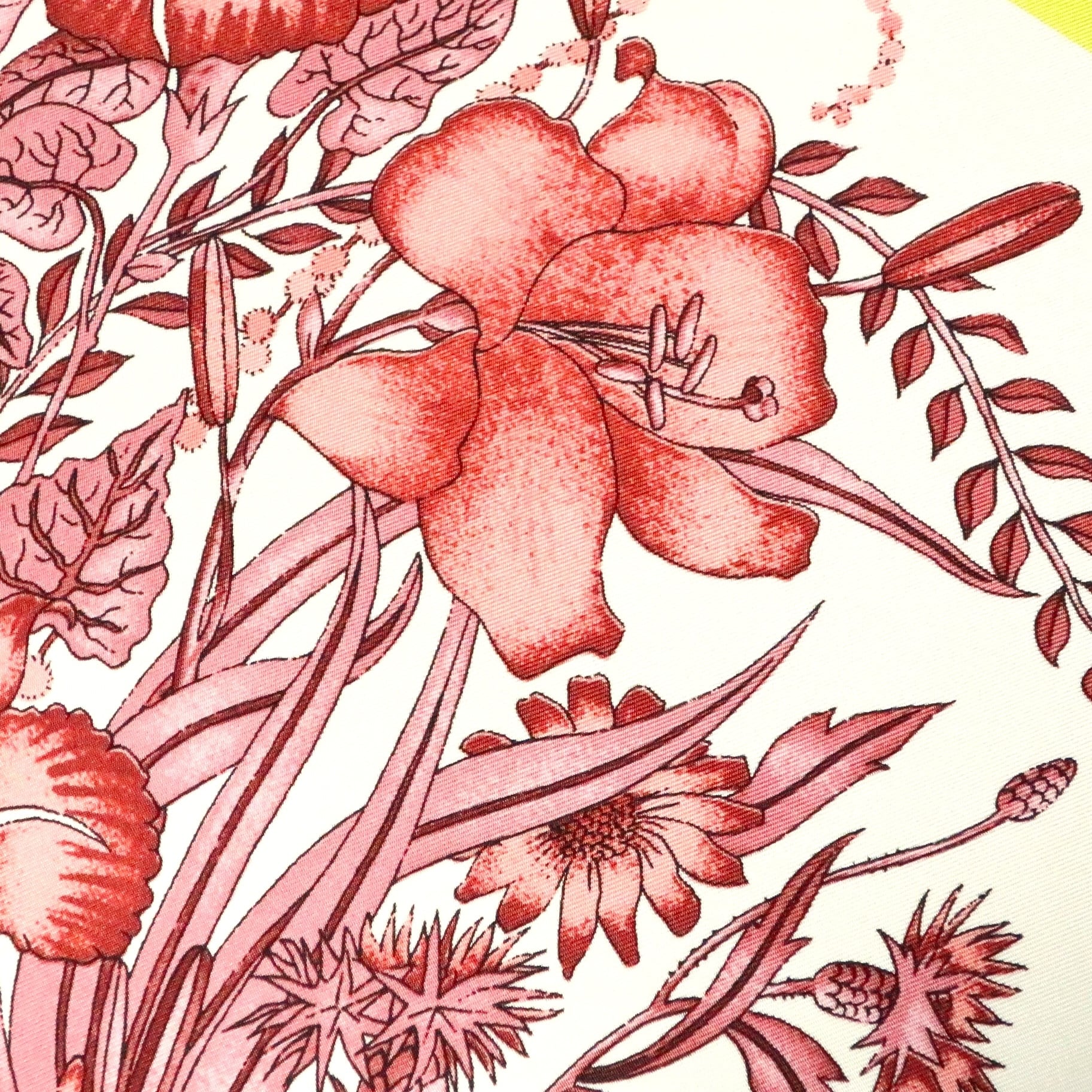 グッチ GUCCI/スカーフ フローラ 花柄 カラフル ホワイト 植物