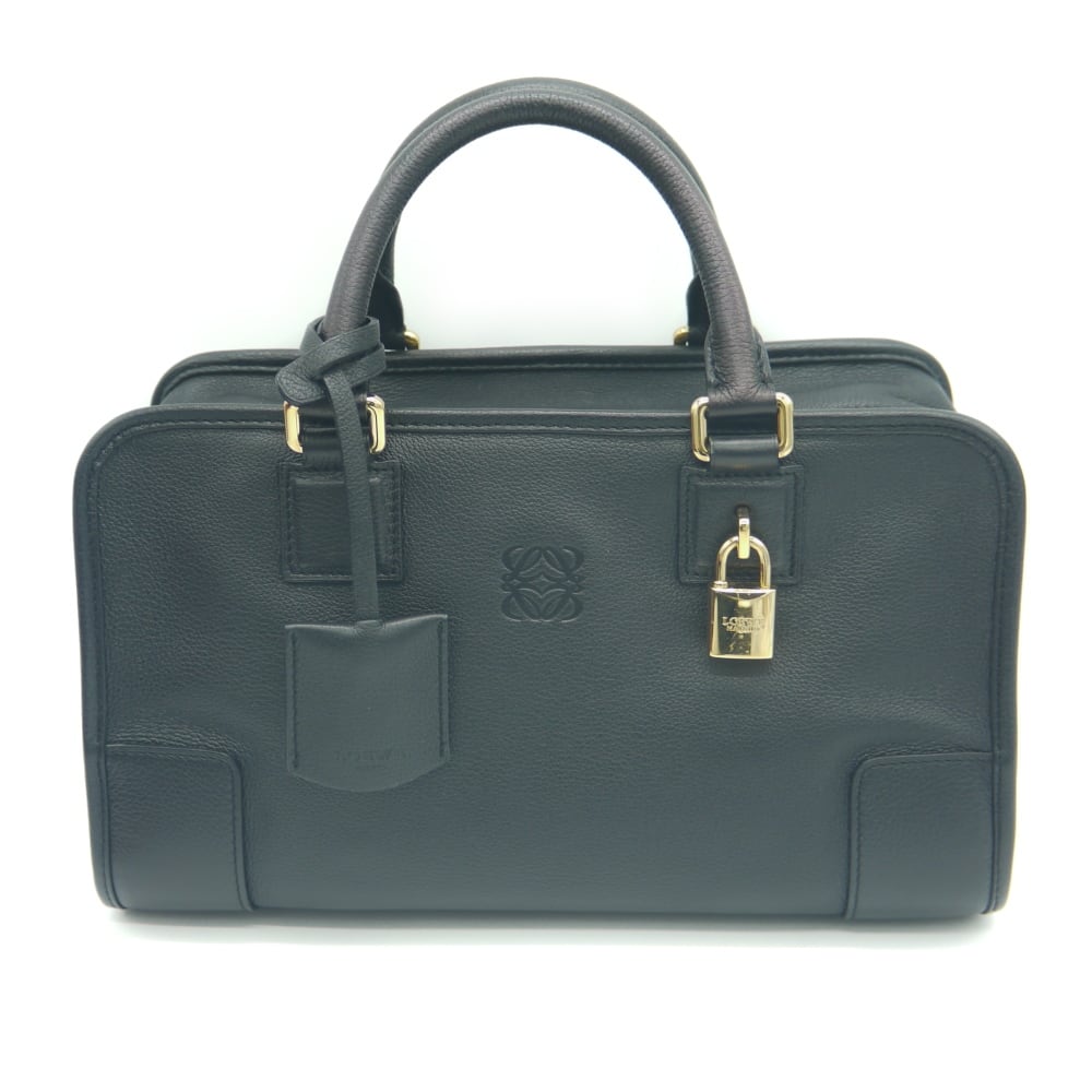 LOEWE ロエベ アマソナ28 PM ハンドバッグ ボストンバッグ レザー