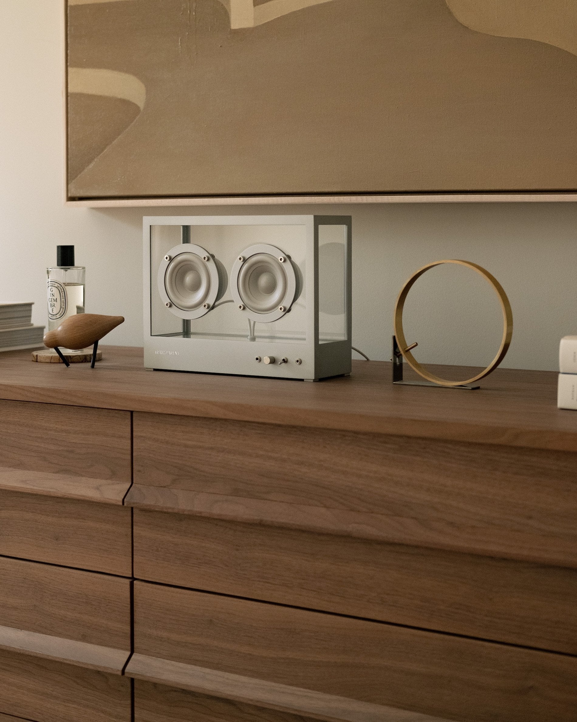Transparent Small Transparent Speaker Metal | SUU