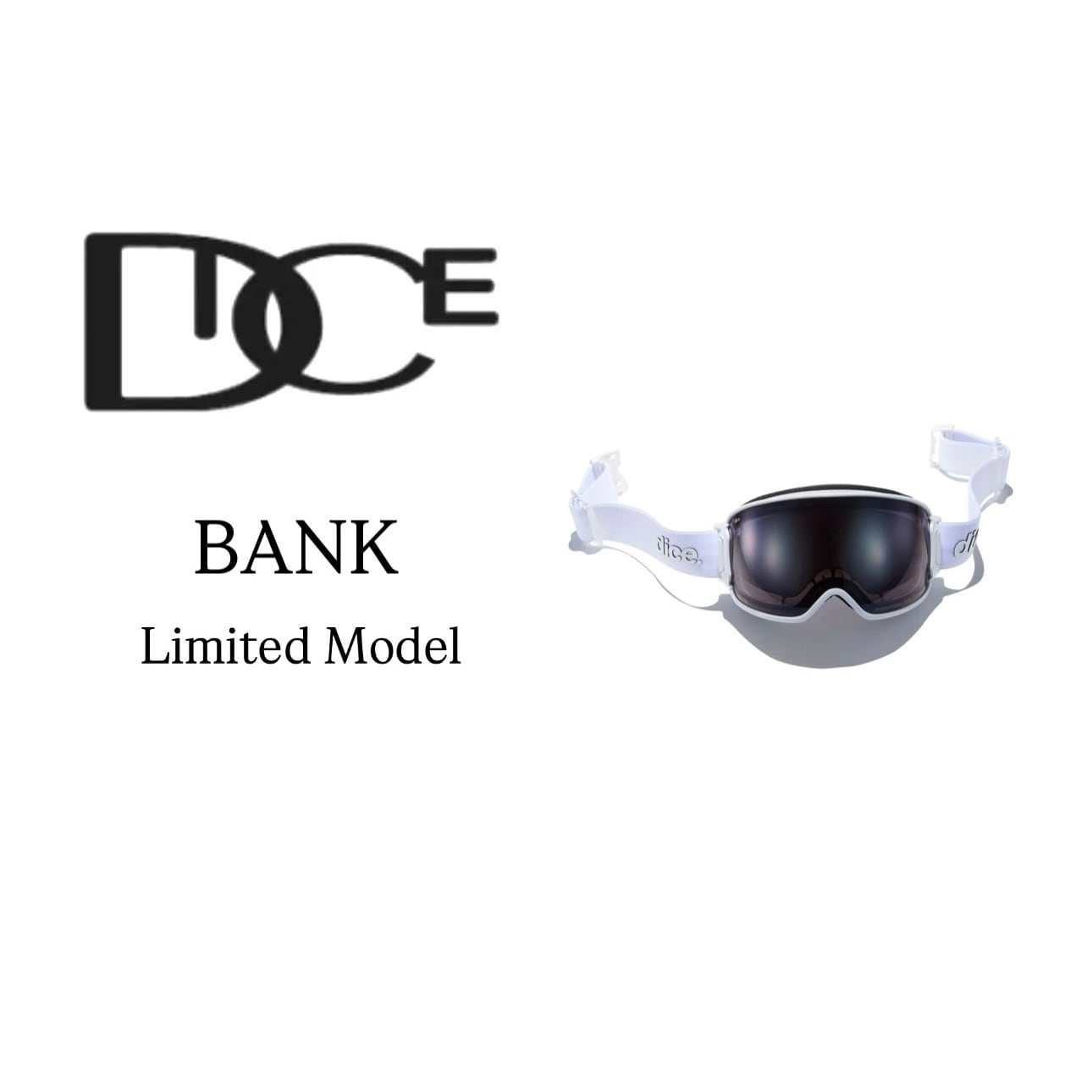 特典あり】25-26モデル . DICE . 『 BANK 』Limited Model WhiteOut