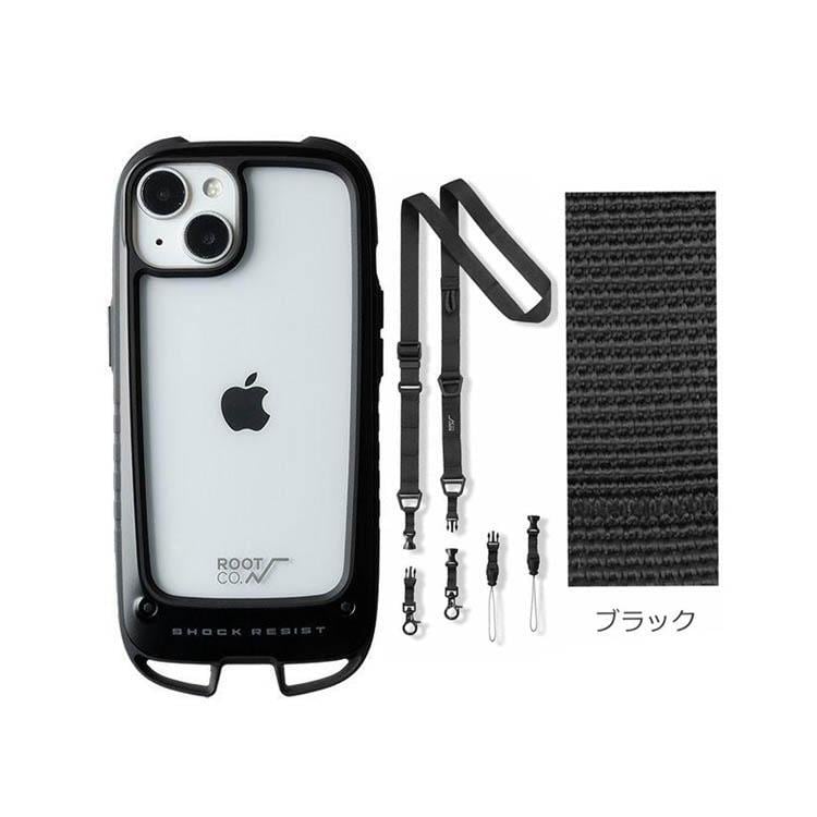ROOT CO ルートコーiPhone14専用ケース＋ネック&ショルダーストラップ