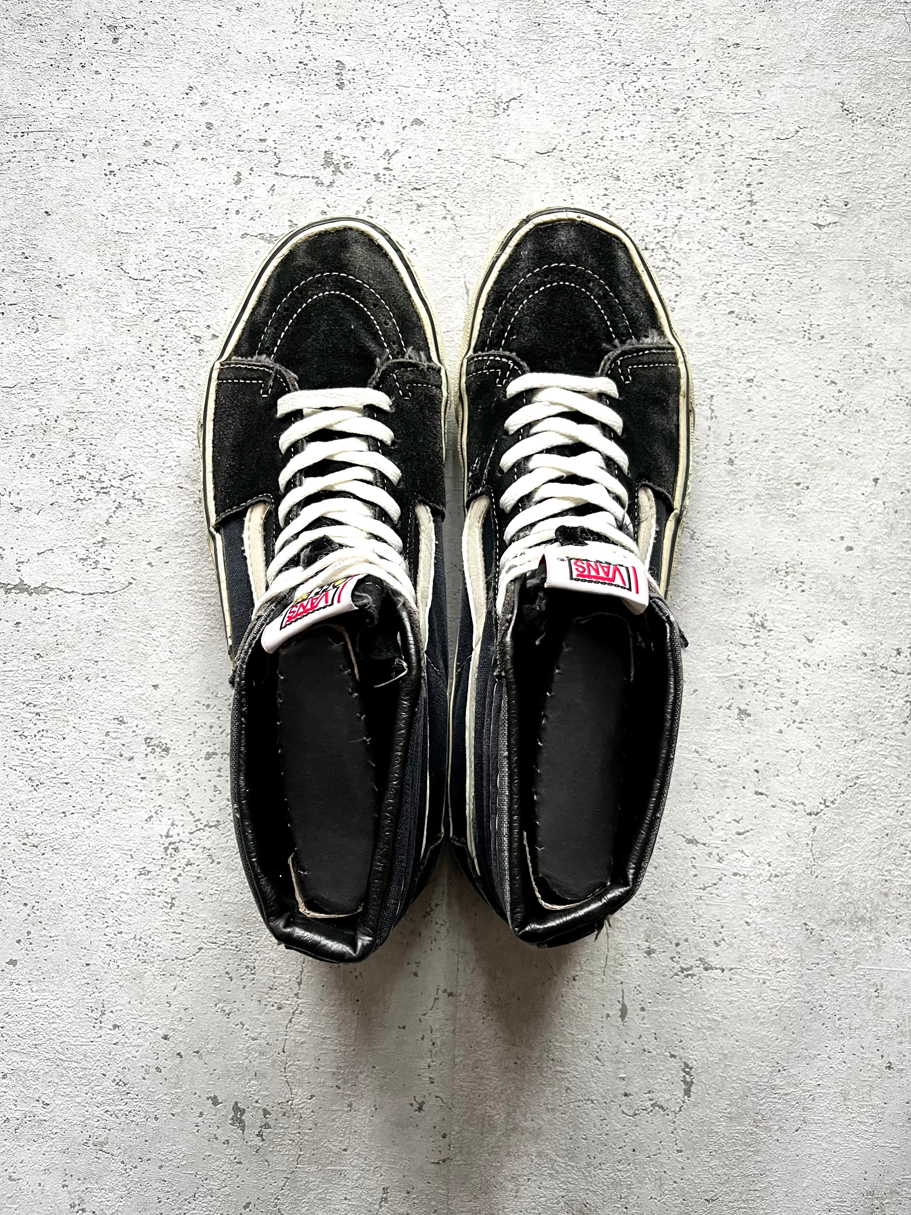 90s USA製 VANS SK-8 HI HI-TOP BLACK OLD VINTAGE アメリカ製 バンズ