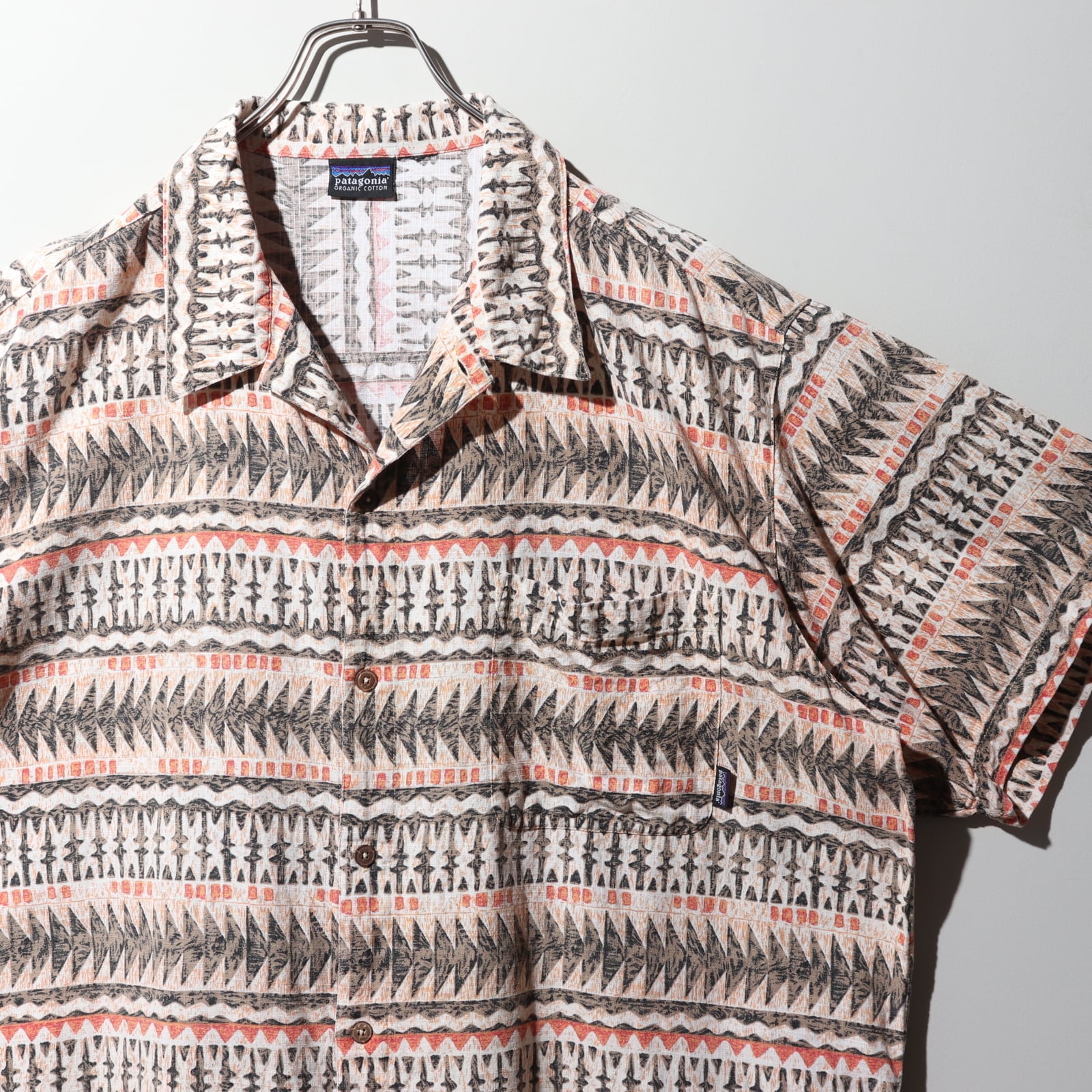 極美品 XL 97年 A/Cシャツ ネイティブ柄 patagonia パタゴニア アロハ