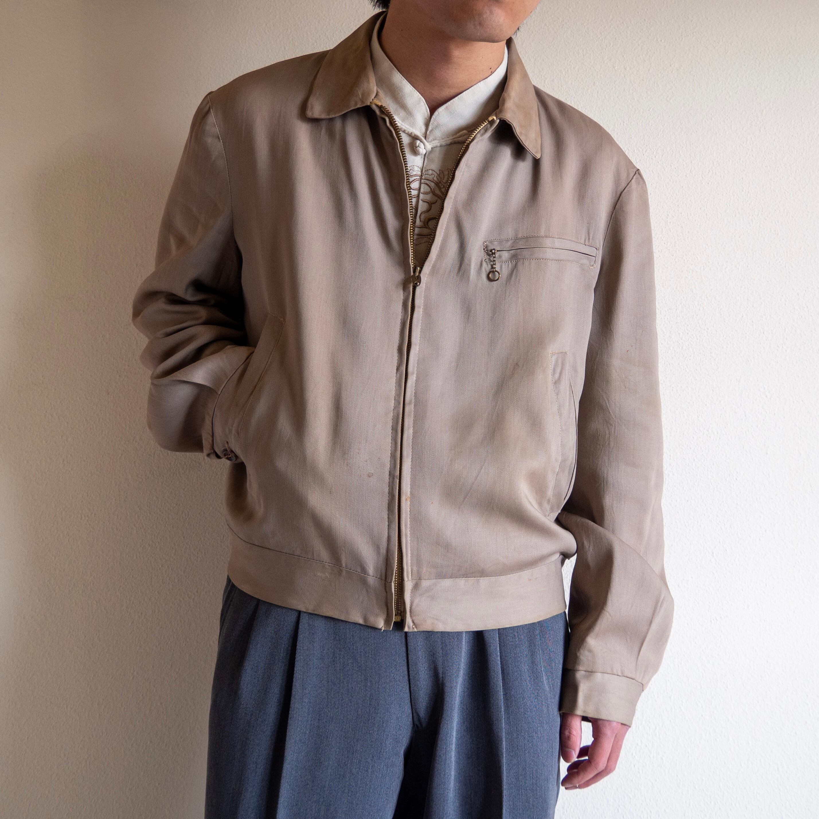 1960s Canadian Rayon Gabardine Jacket | 'bout
