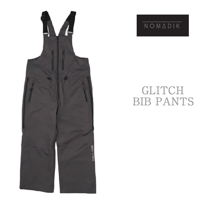 NOMADIK 『 GLITCH BIB PANTS 』 24-25 スノーボード ウェア