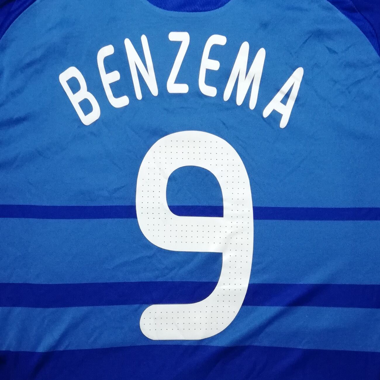 フランス代表 2009 adidas ホーム半袖 ユニフォーム #9 BENZEMA カリム