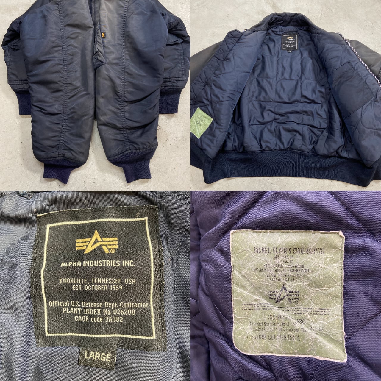 鬼フェード ALPHA INDUSTRIES アルファインダストリーズ CWU-45P