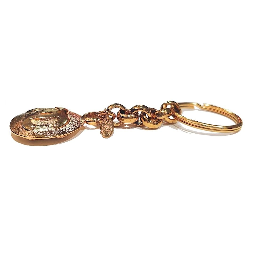 CHANEL シャネル キーホルダー チャーム ココマーク ゴールド オールド
