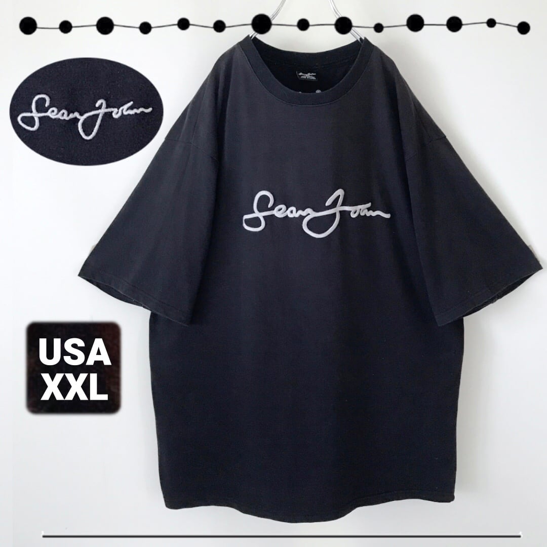 SEANJOHN/ショーンジョン☆90sヘビーウエイトTシャツ☆刺繍ロゴ