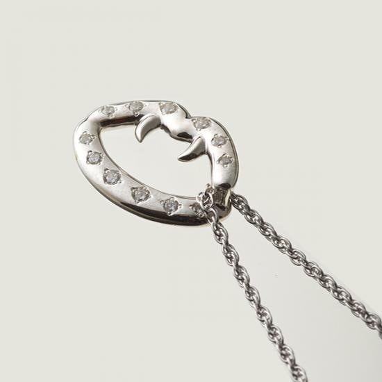 Fang Necklace Silver | mouchu
