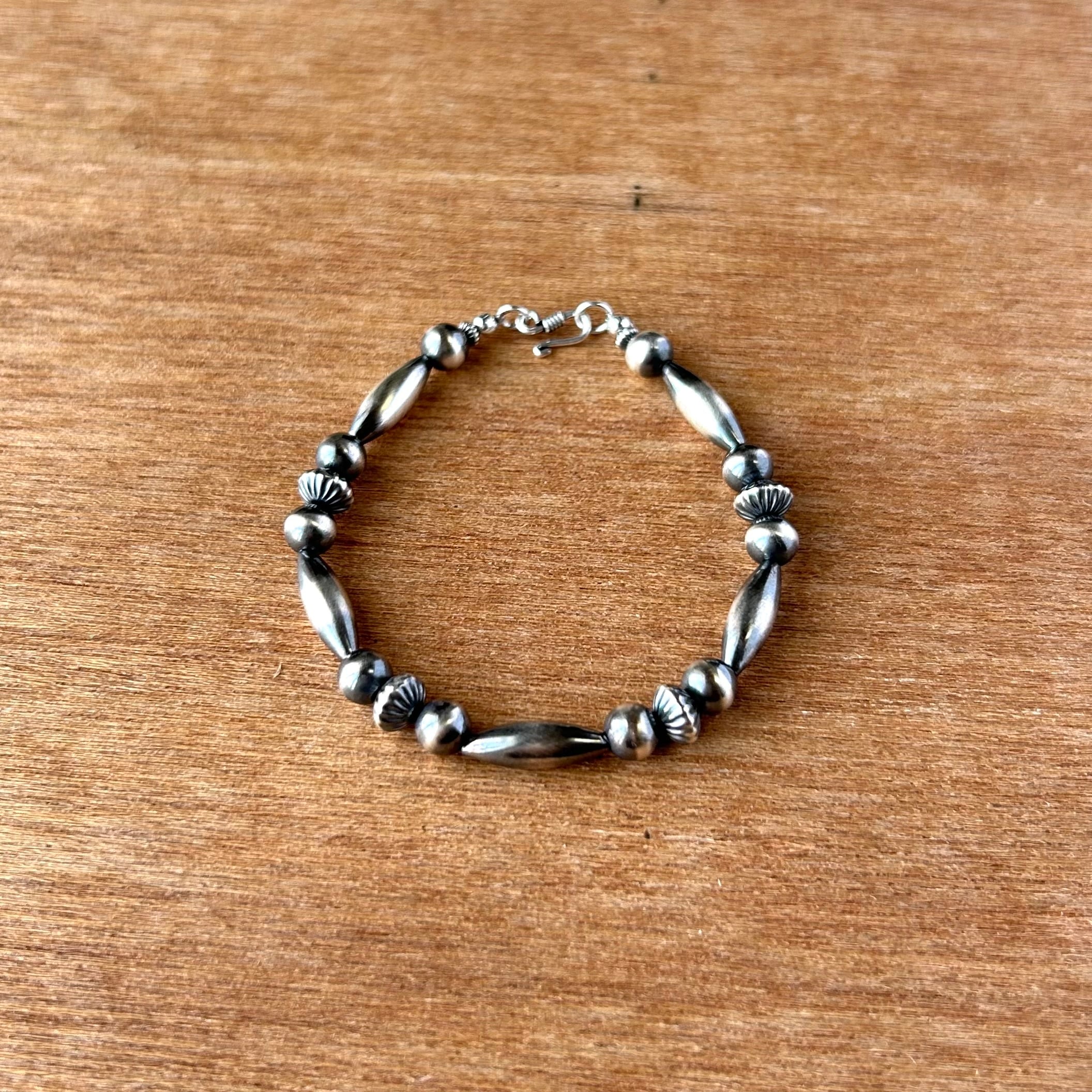 F TYPE】SILVER925 NAVAJO PEARL BRACELET F TYPE | Wayward