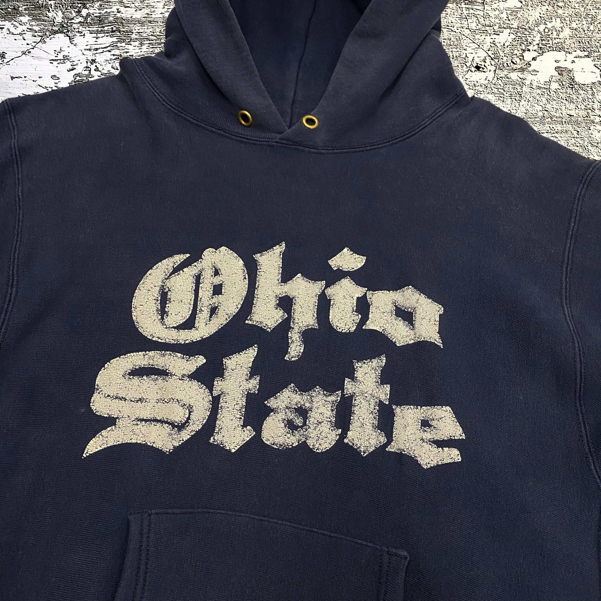 80s Champion Ohio State REVERSE WEAVE ネイビー スウェット パーカー