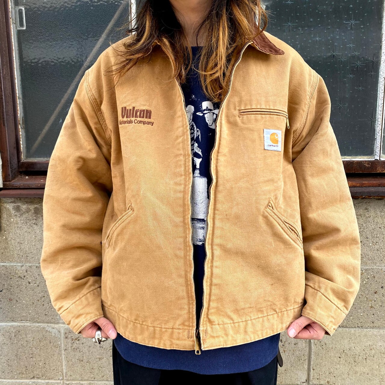80年代 ビンテージ USA製 Carhartt カーハート デトロイトジャケット