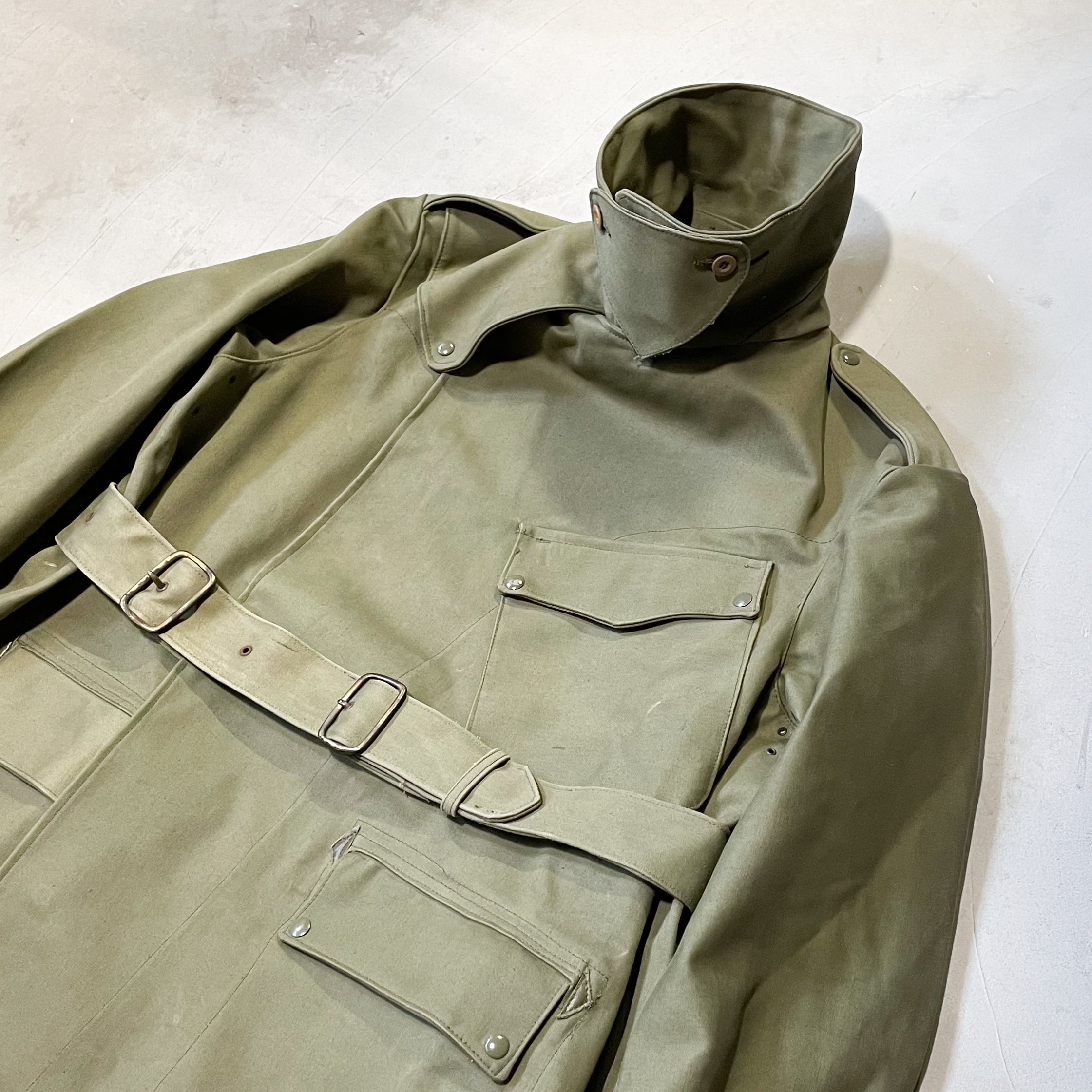 BELGIUM 1950s~ / Dispatch motorcycle coat : Dead stock ベルギー軍