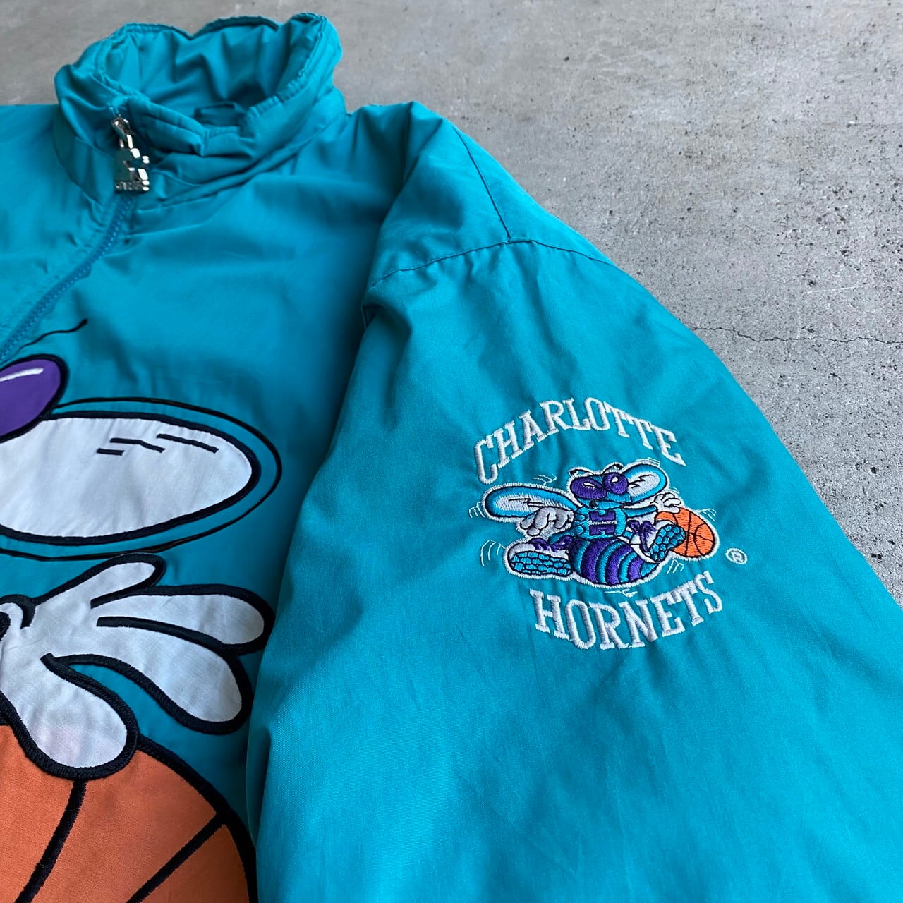 90年代 スターター NBA シャーロット・ホーネッツ ビッグデザイン 中綿