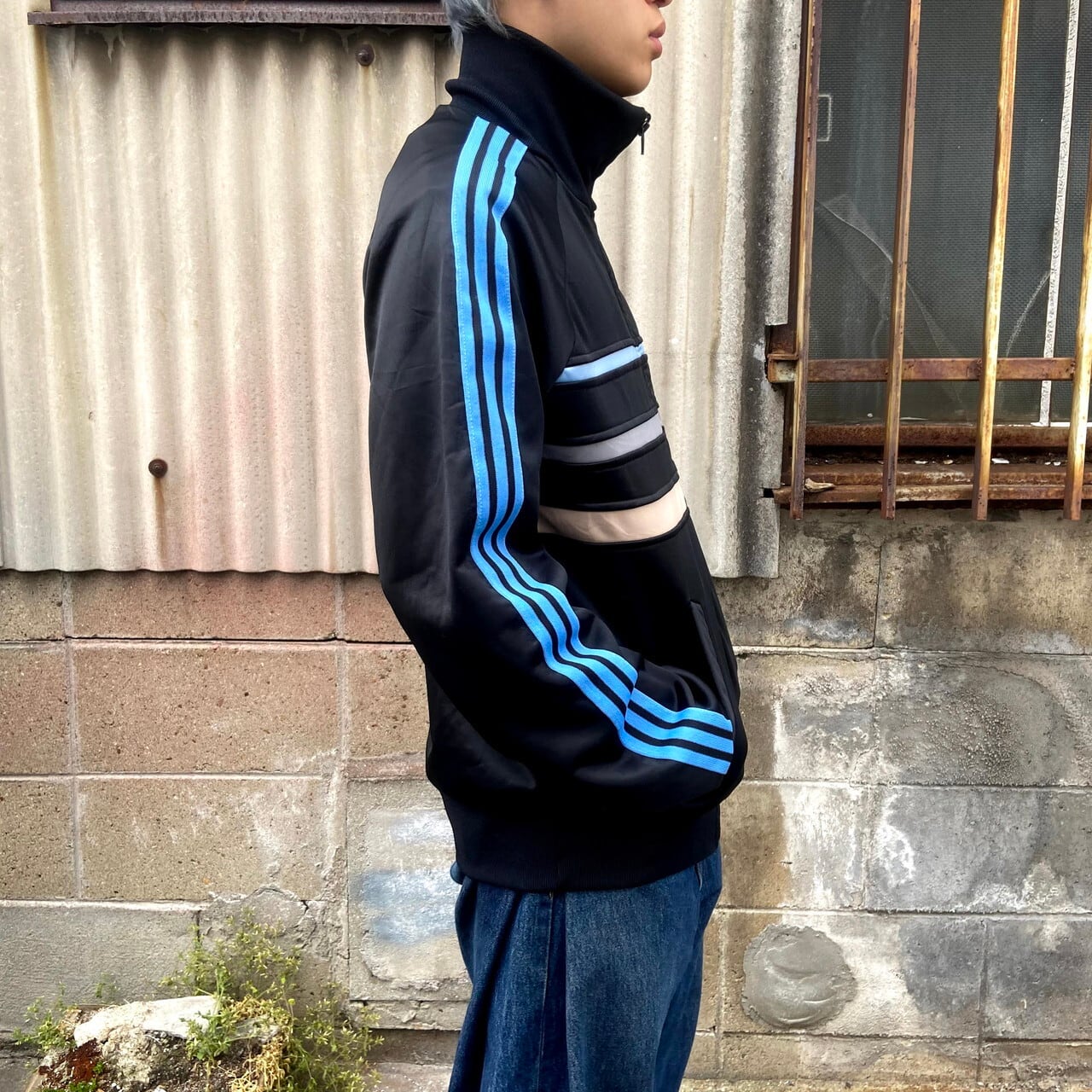 80年代 adidas アディダス トラックジャケット メンズL相当 古着