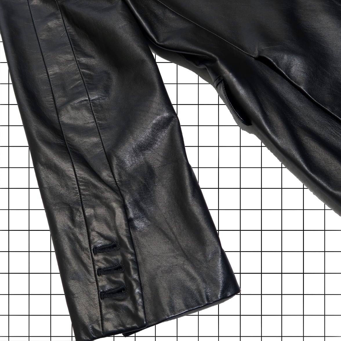 SO by ALEXANDER VAN SLOBBE leather tailored jacket | gamustore