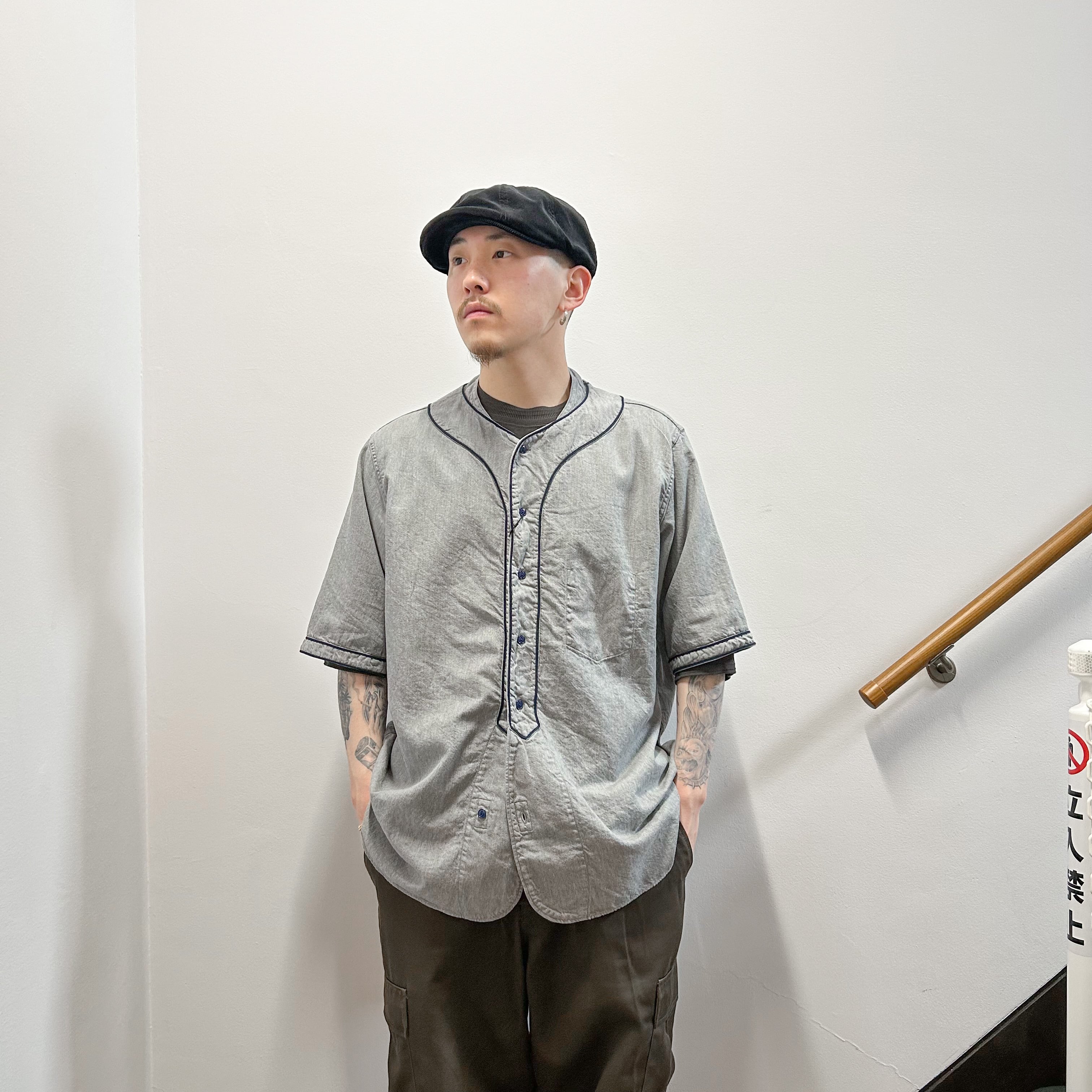 NIGEL CABOURN / BASEBALL SHIRT SHORT SLEEVE TYPE2 (ナイジェル