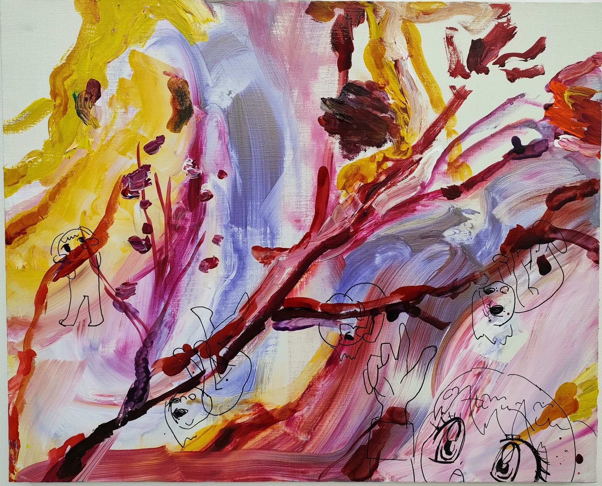 新作》あおいうに 絵画作品 | Art Lab Tokyo/A.S.K.