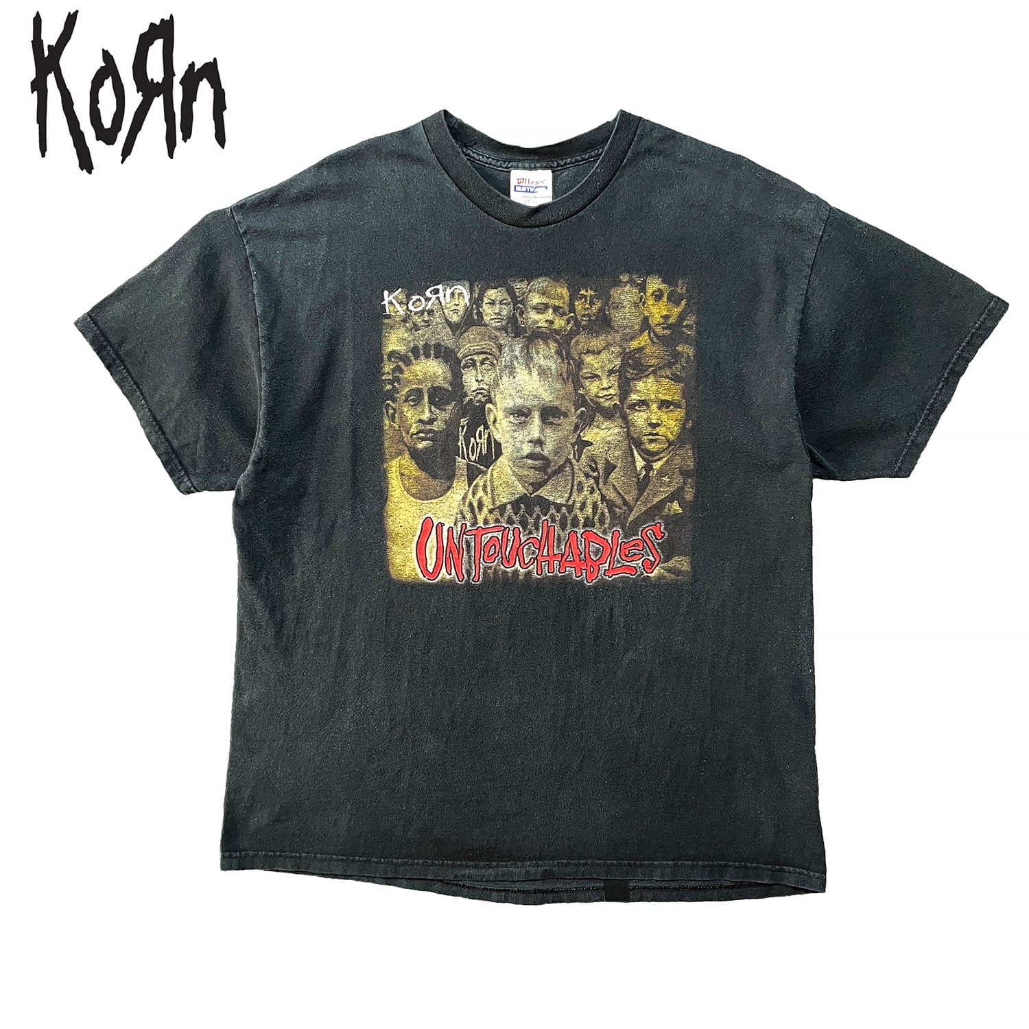 00S KORN DISTURBED ヴィンテージ アンタッチャブル ロック Tシャツ