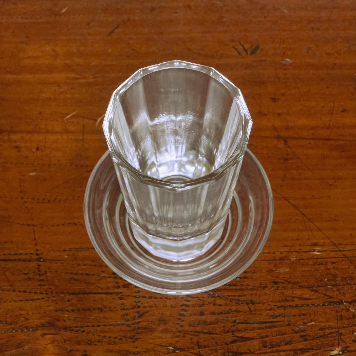 飲み屋の厚口グラスと酒受皿 ＜大＞ 東京都産【日本酒グラス】【酒器