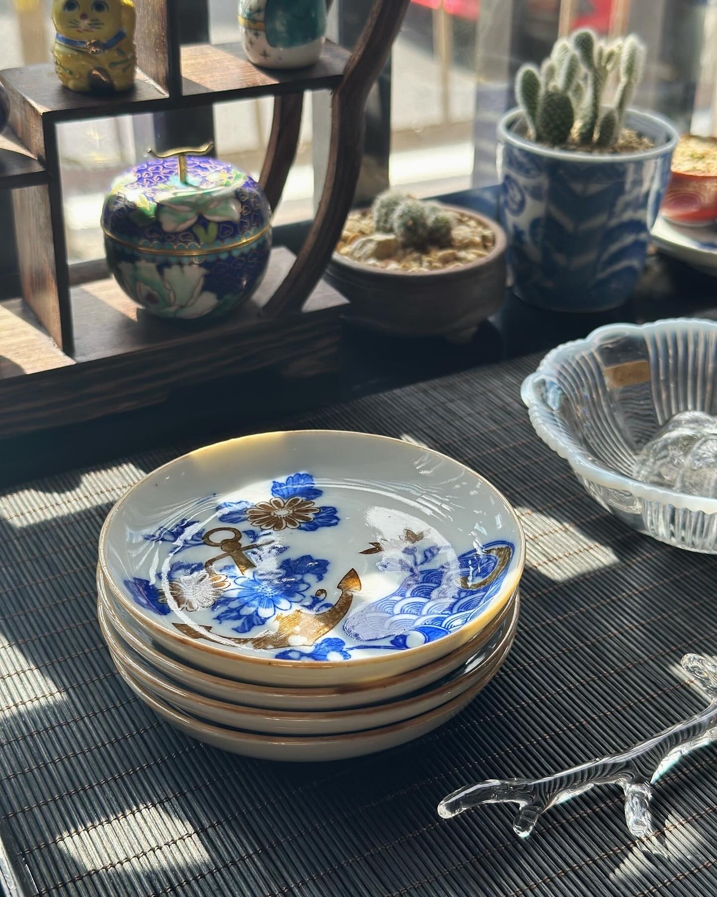 再入荷】明治期の図変わり印判小皿 | Antique Shop Soukodo
