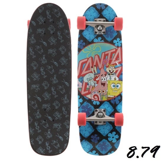 Santa Cruz x SpongeBob SquarePants Spongegroup 8.79インチ Cruzer
