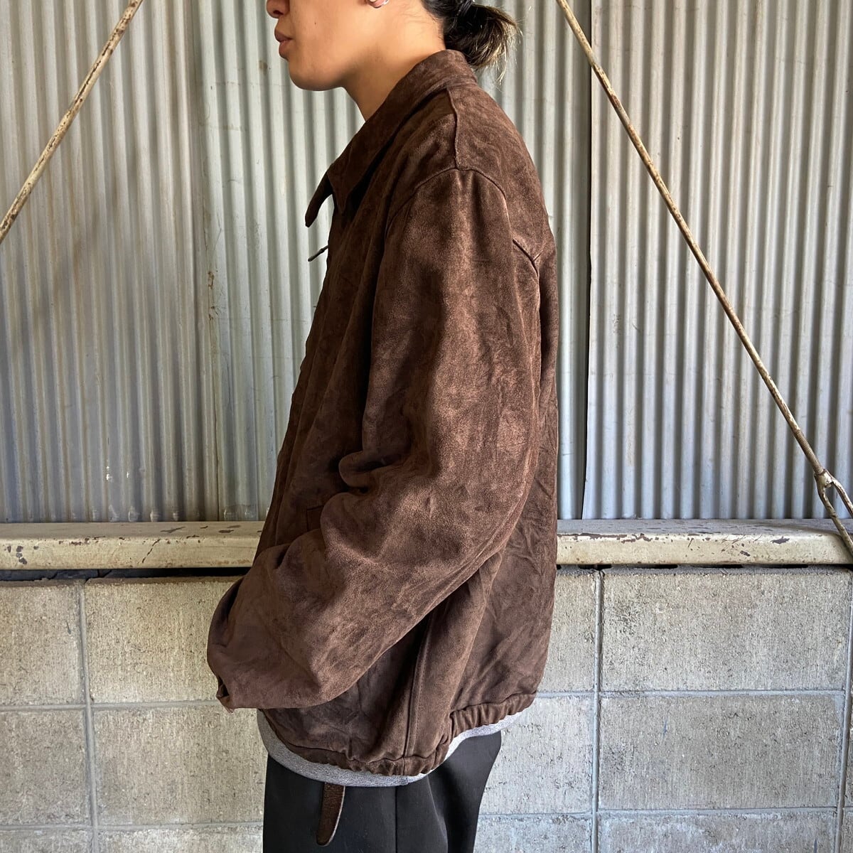 90年代 Polo by Ralph Lauren ポロバイラルフローレン スエード レザー