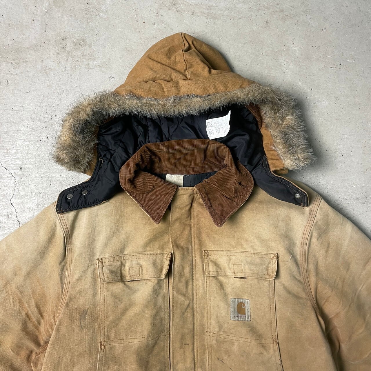 80年代 USA製 Carhartt カーハート ダック地 トラディショナルコート