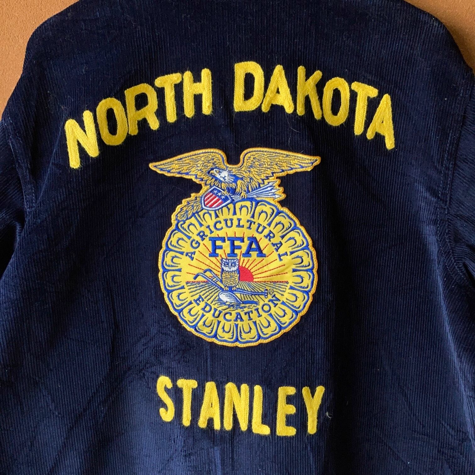 FFA 刺繍&ワッペン ファーマーズコーデュロイジャケット ネイビー USA