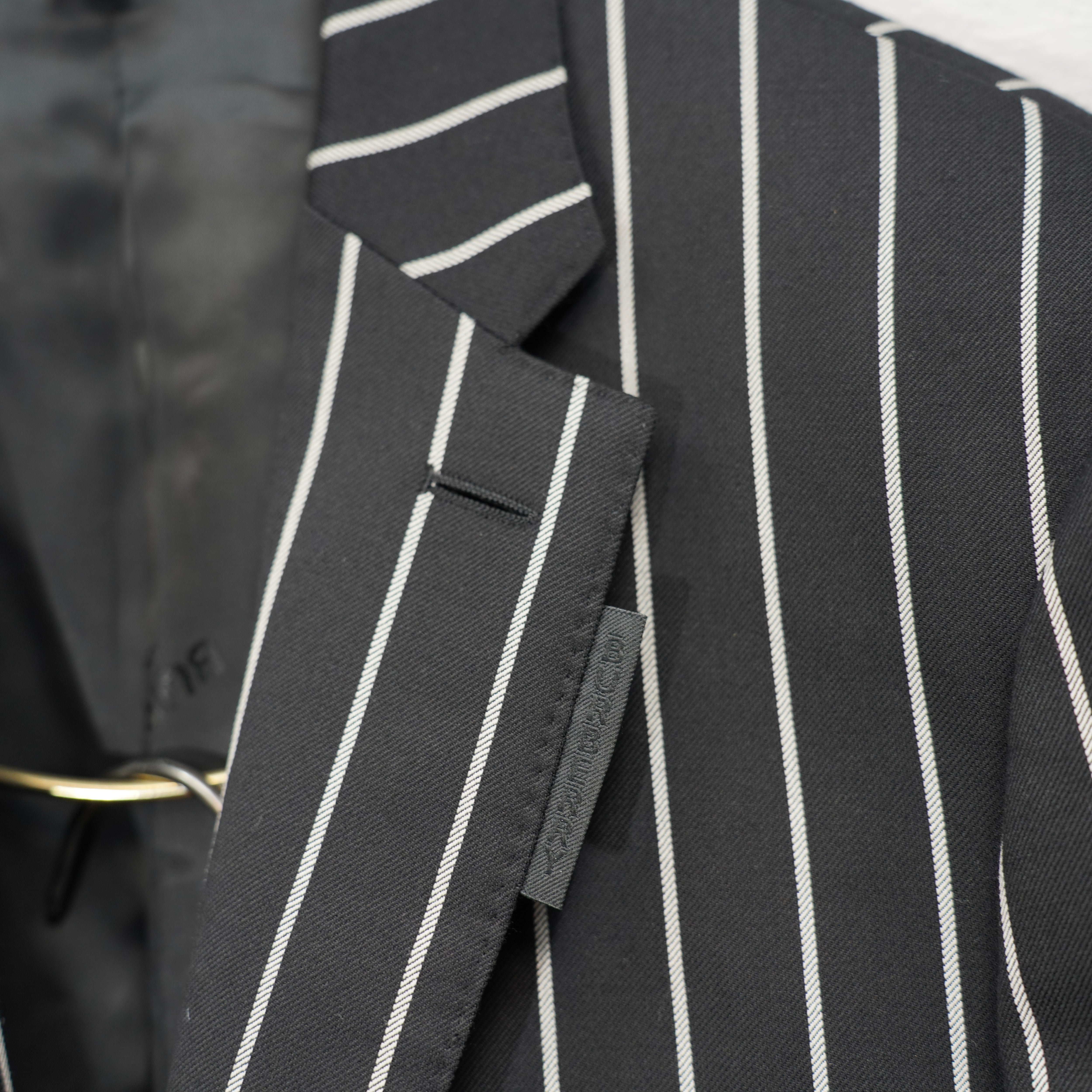 BURBERRY LONDON ENGLAND STRIPE PATTERNED SET UP SUIT MADE IN ITALY