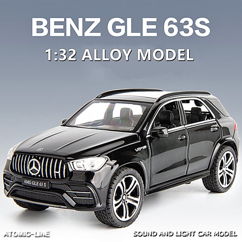 メルセデス ベンツ GLE 63S 1/32 ミニカー 全4色 ライト点灯 エンジン
