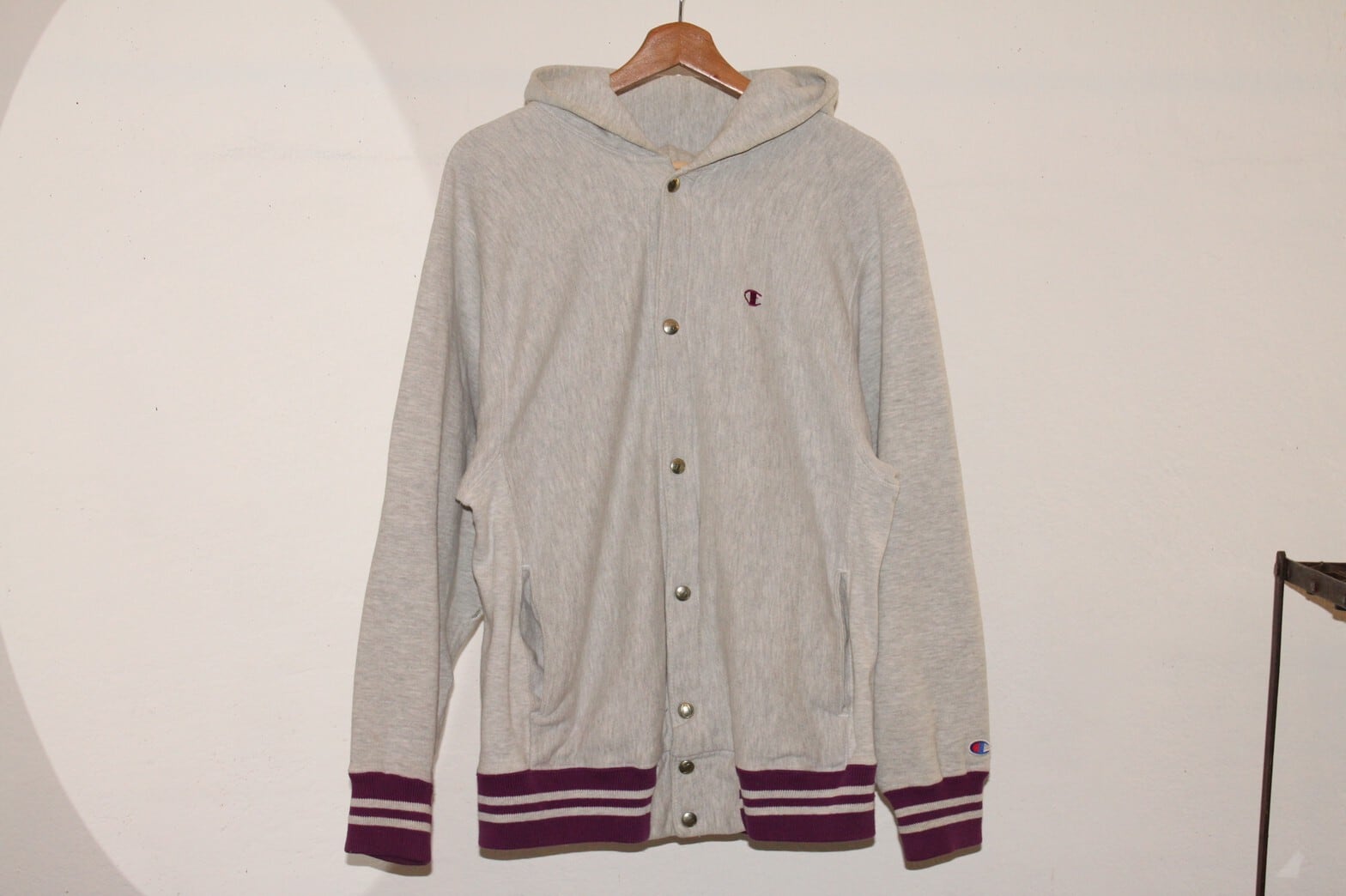 90s Champion reverse weave hoodie snap cardigan | VOLAR