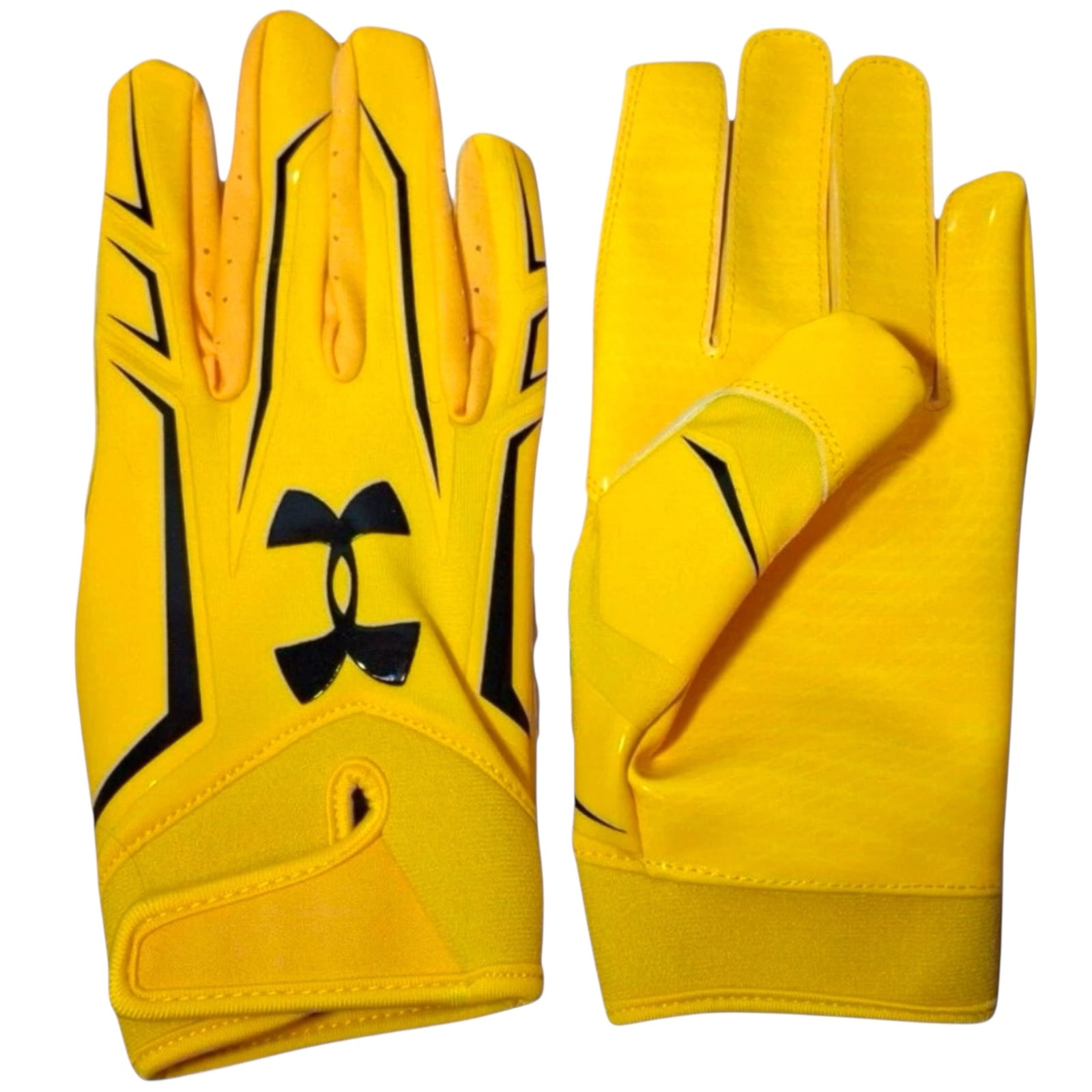 L】UA F4 GLOVE NFLモデル イエロー アメフト グローブ | END ZONE