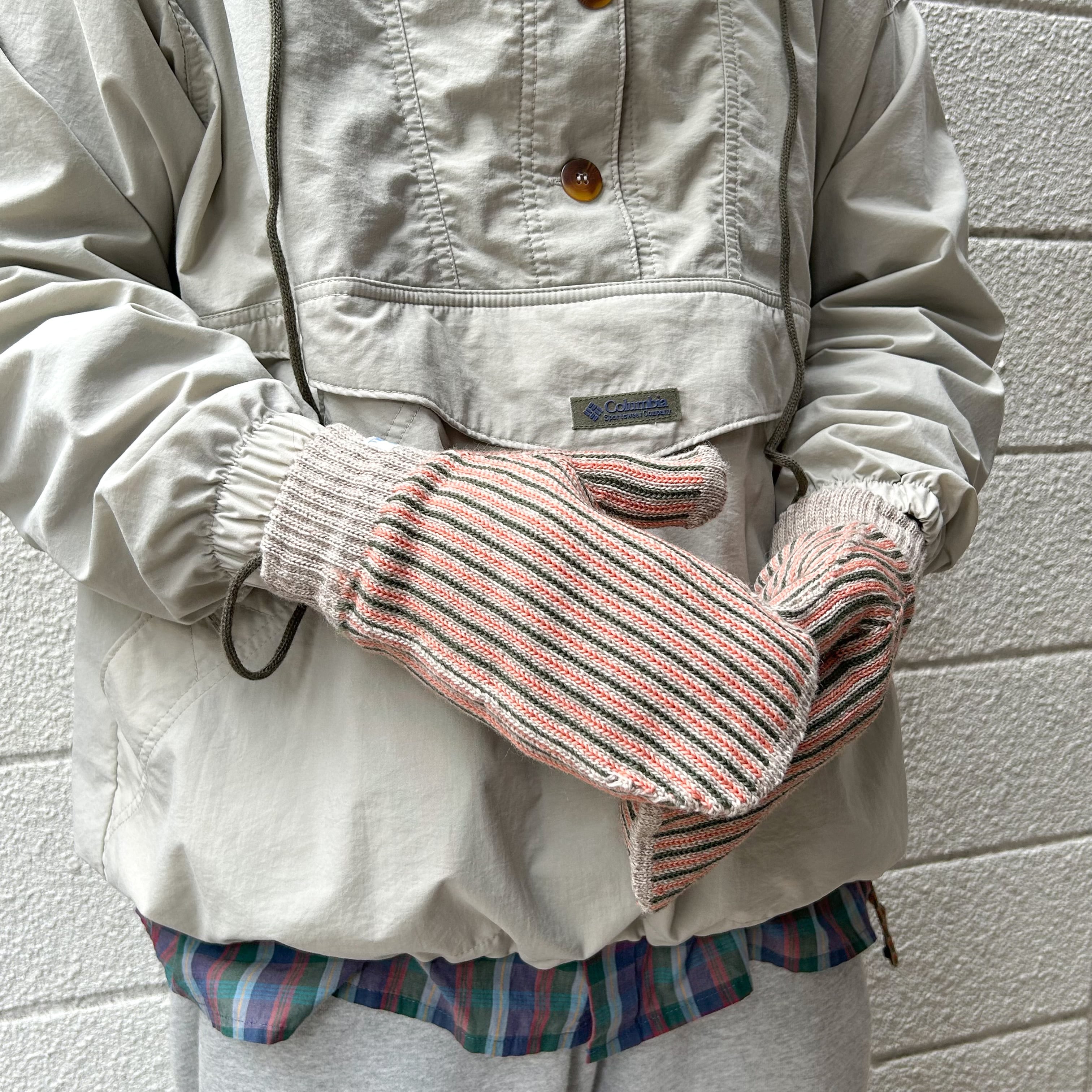 NOROLL UFF MITTEN & GLOVE STRIPE / ノーロール ミトン グローブ 手袋