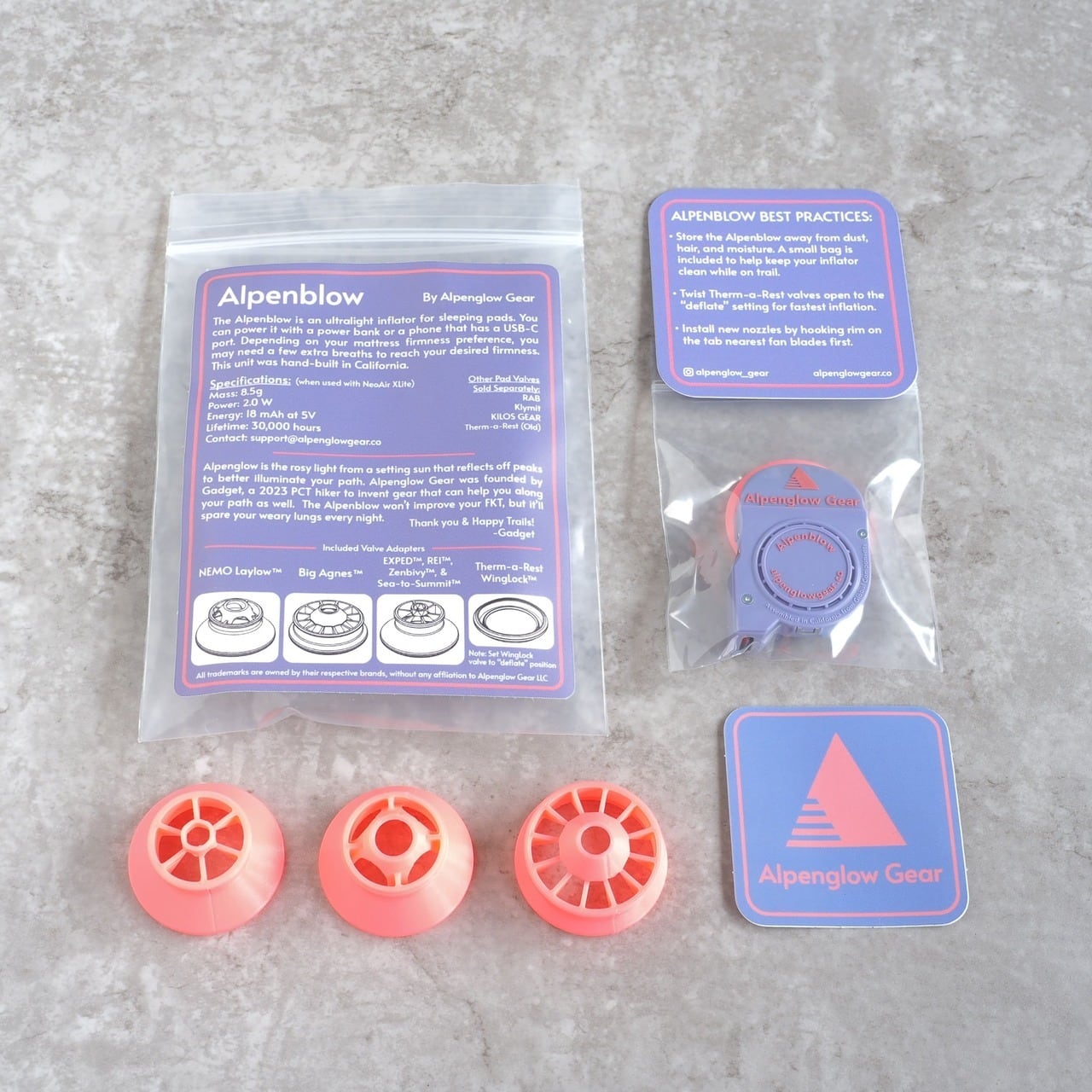 Alpenglow Gear / Alpenblow Micro Inflator | ssaw 紀伊半島にある山