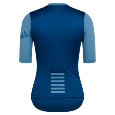 RAPHA WOMEN'S PRO TEAM TRAINING JERSEY DUSTED BLUE/JEWELLED BLUE