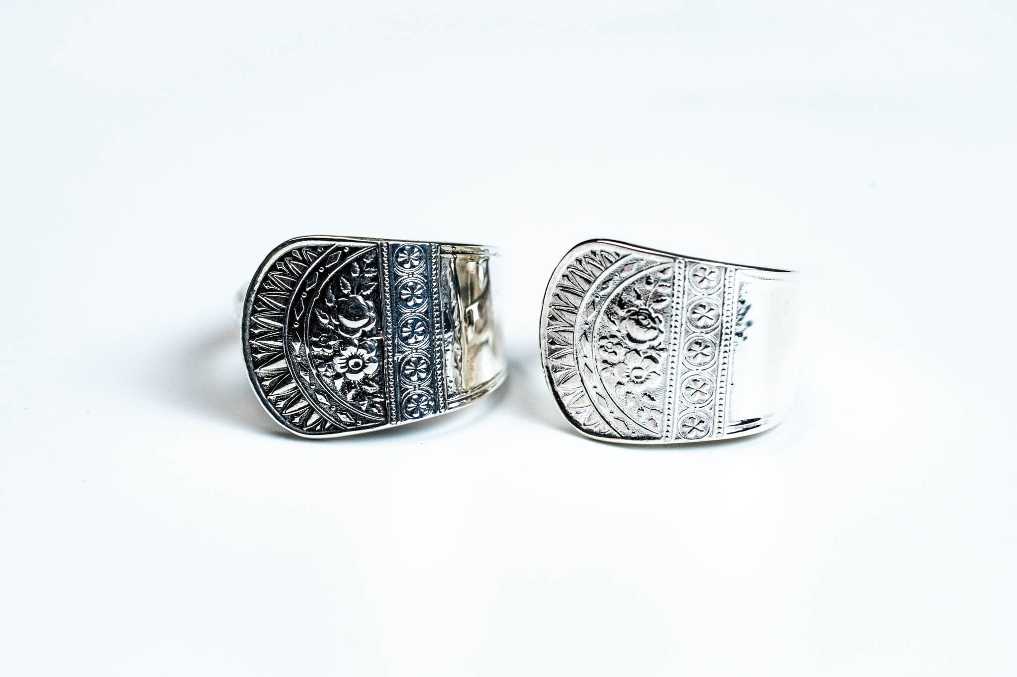 R-051 Cutlery Butter Knife Ring (白仕上げ) | WAKAN SILVER SMITH