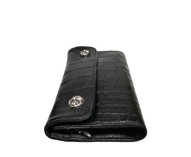 CHROME HEARTS Wave Cross Ball Wallet Alligator クロムハーツ