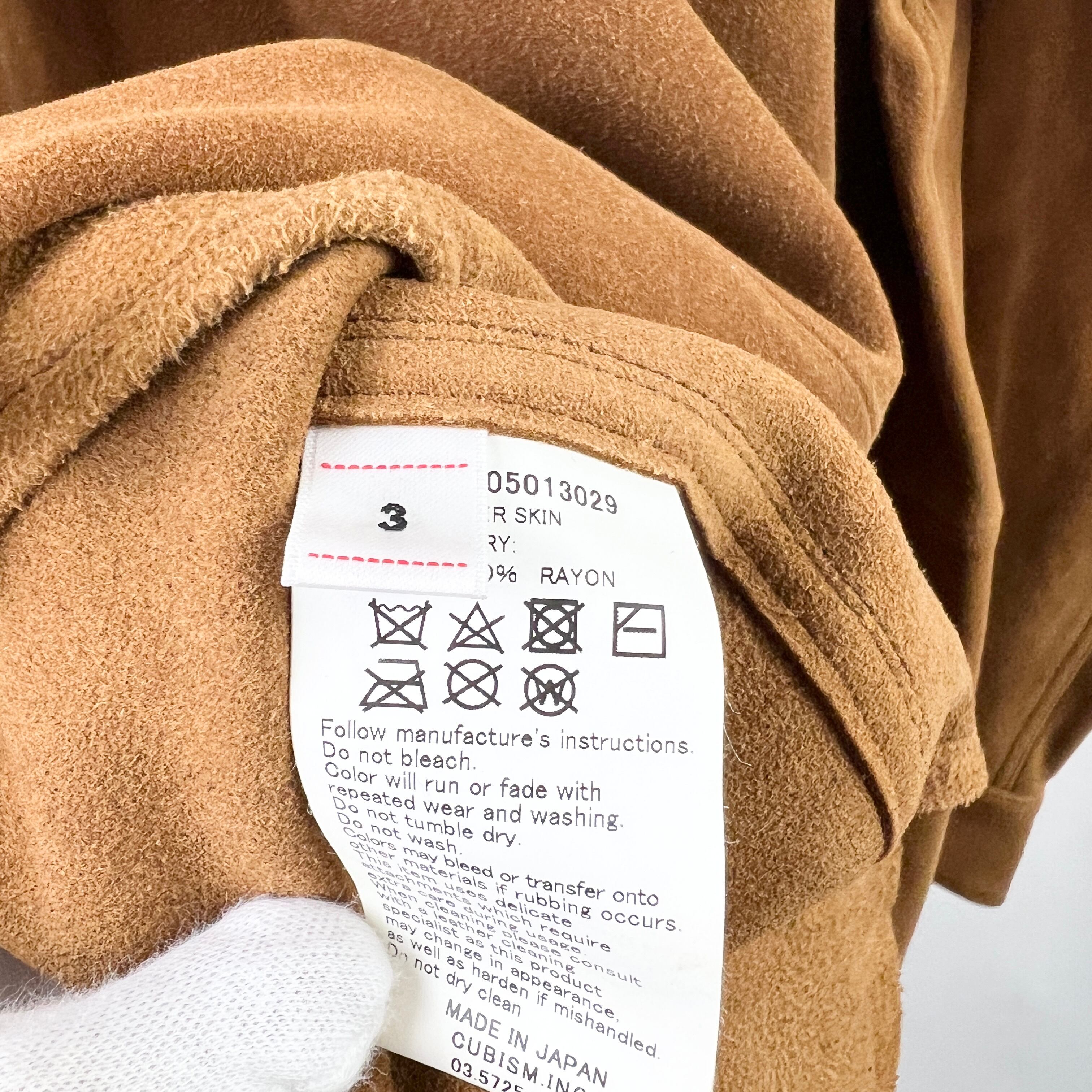 VISVIM(ビズビム) LUMBER SHACKET JP DEERSKIN 鹿革 ディアスキン