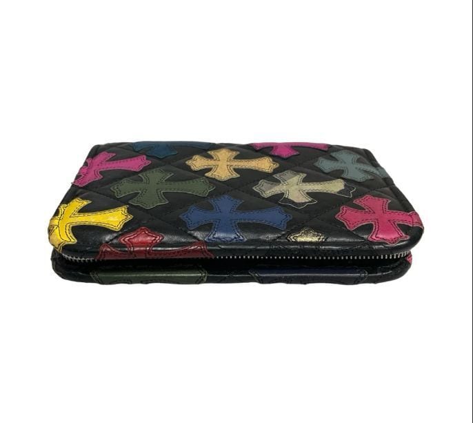 CHROME HEARTS クロムハーツ Multi Color Cross Patch Round Zip