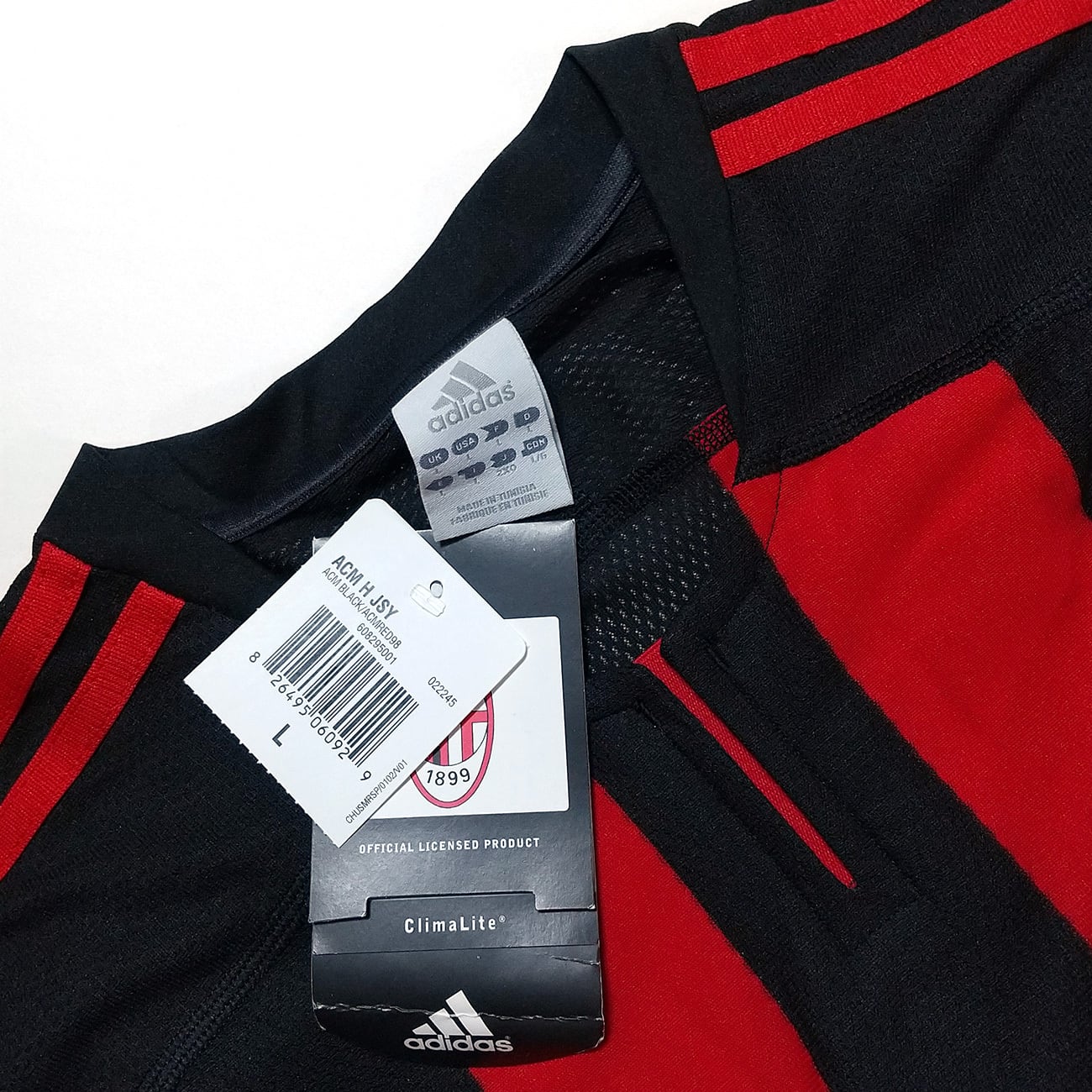 ACミラン 2003-04 adidas ホーム半袖 ユニフォーム（インポートL