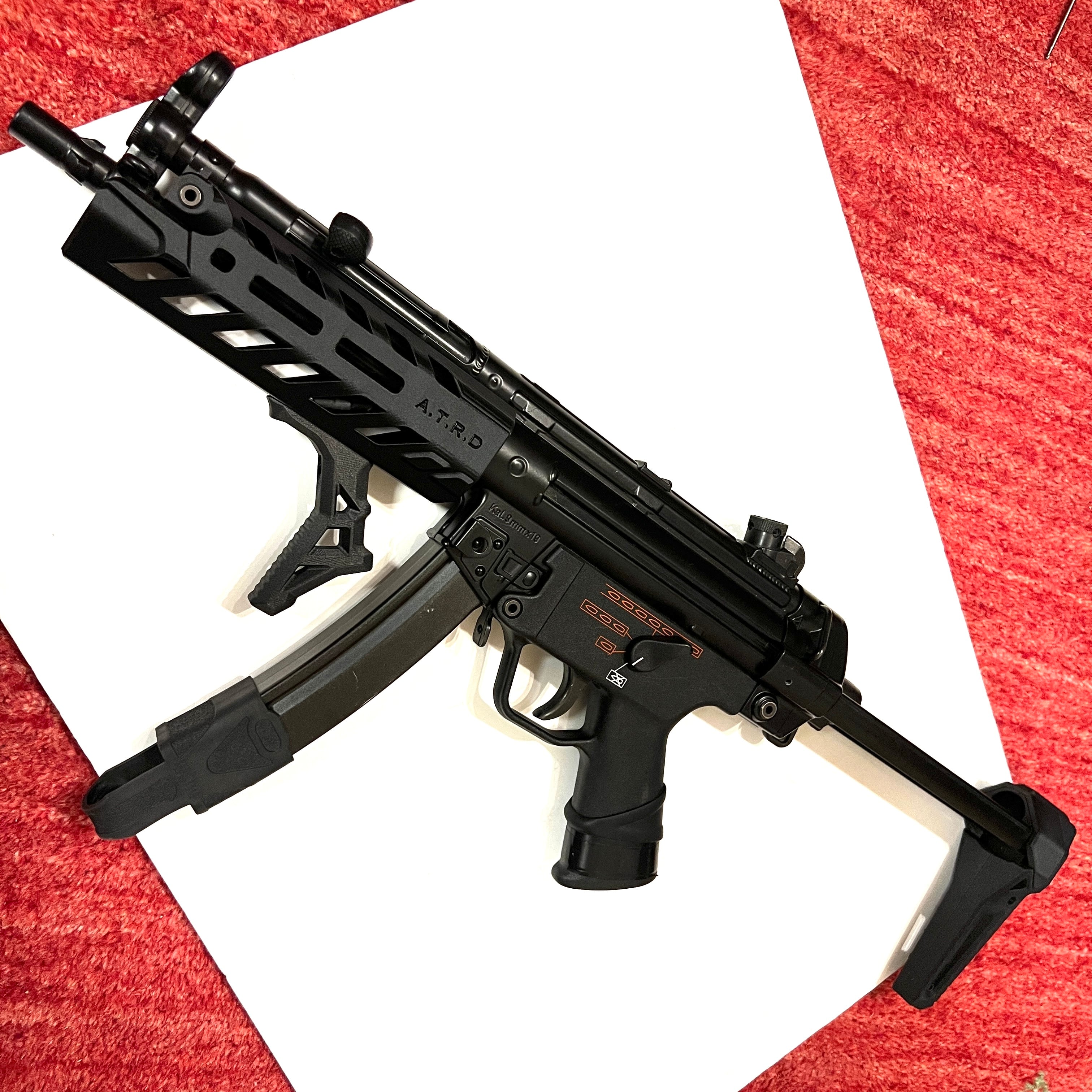 次世代mp5対応MIタイプハンドガードフォアグリップ20mmレール 純正